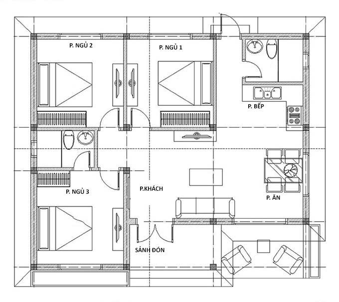 xây nhà cấp 4 100m2 giá bao nhiêu