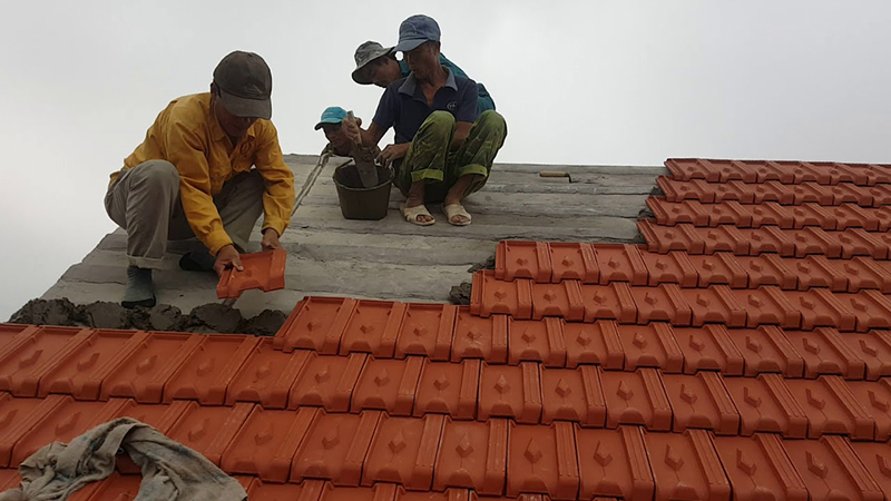 Đặc trưng của mái nhà bê tông dán ngói