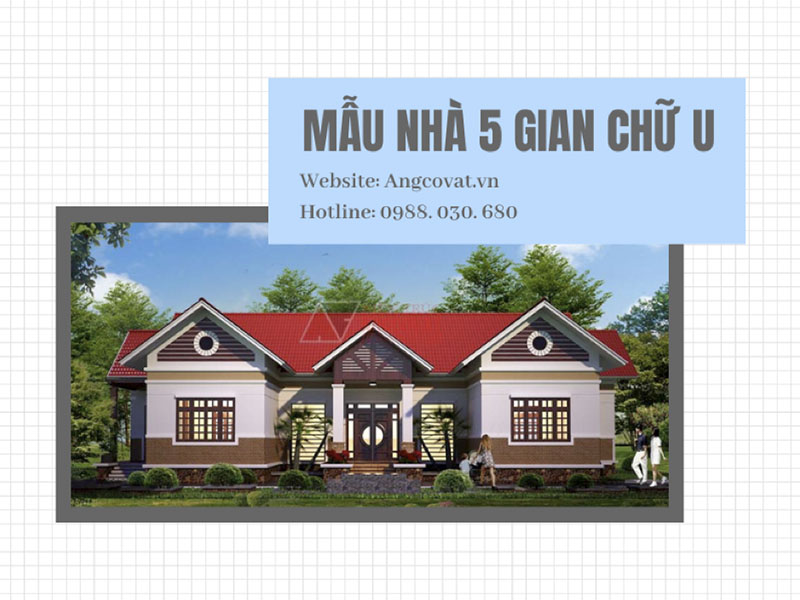 Tổng hợp 10 mẫu nhà cấp 4 5 gian truyền thống đẹp nhất Việt Nam TT217087 -  Kiến trúc Angcovat