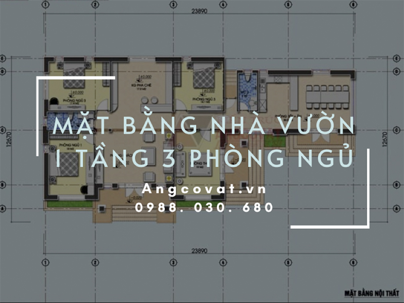 Biệt Thự 2 Tầng 3 Phòng Ngủ 13x11m Mái Nhật Tại Nam Định NDBT2T113