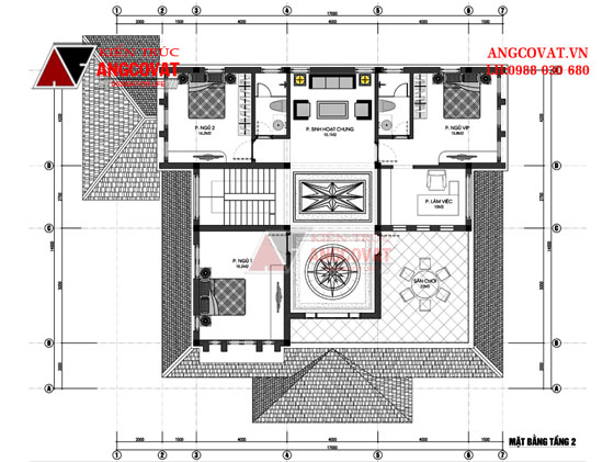 10 mẫu nhà mái thái 2 tầng 5 phòng ngủ chuẩn phong thủy 2022