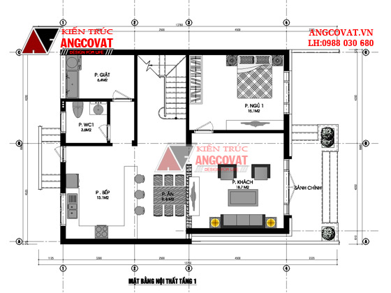 Gợi ý 6 mẫu thiết kế nhà 2 tầng 3 phòng ngủ với phong cách cá tính 5