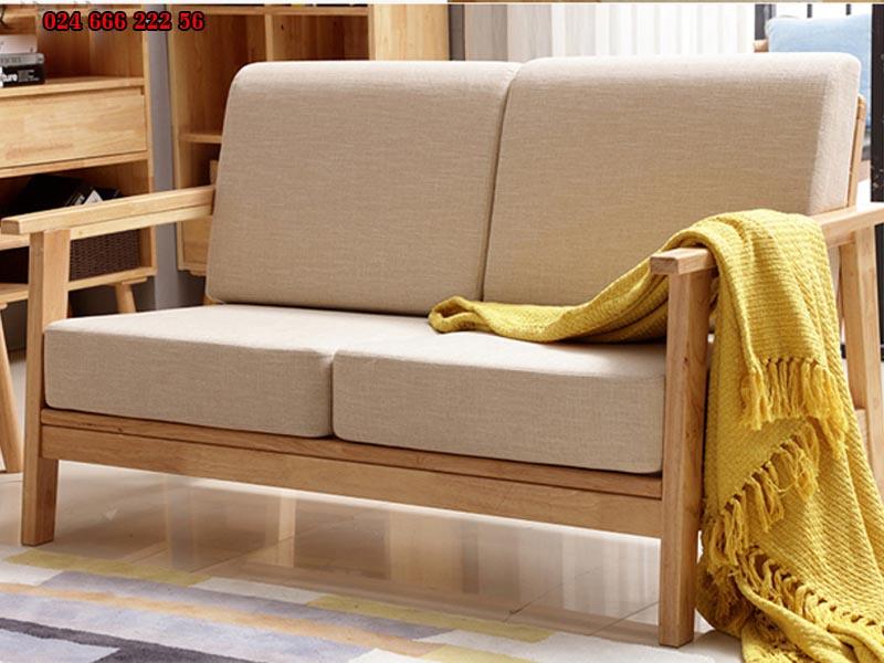 bàn ghế gỗ phòng khách đơn giản