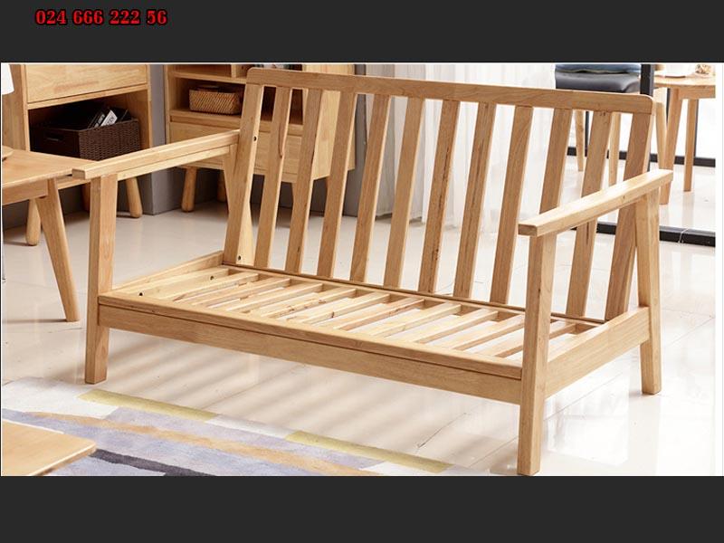 bàn ghế gỗ phòng khách đơn giản