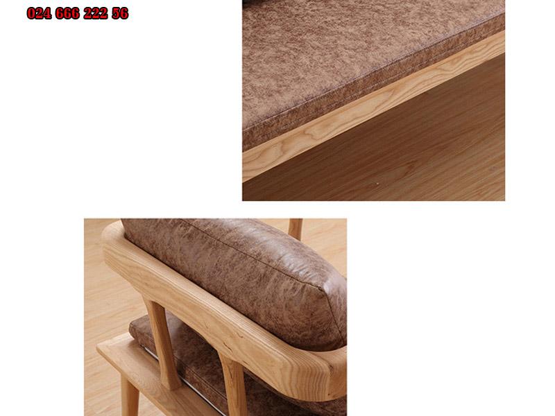 bộ bàn ghế gỗ phòng khách đơn giản