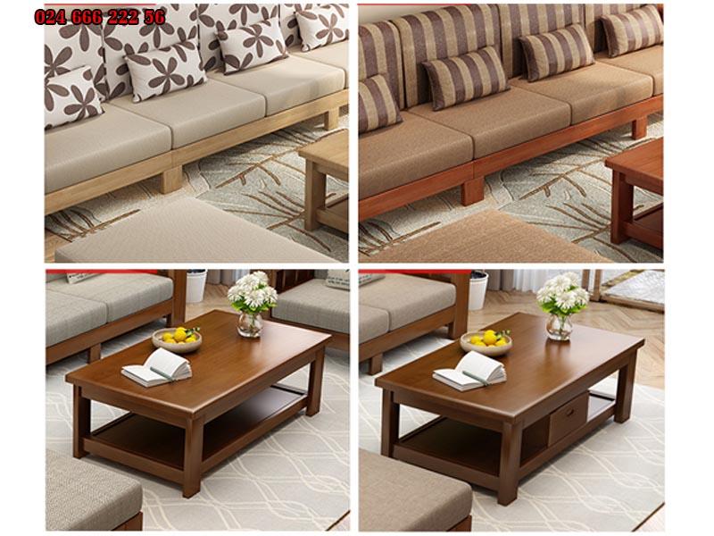 mẫu bàn ghế sofa gỗ