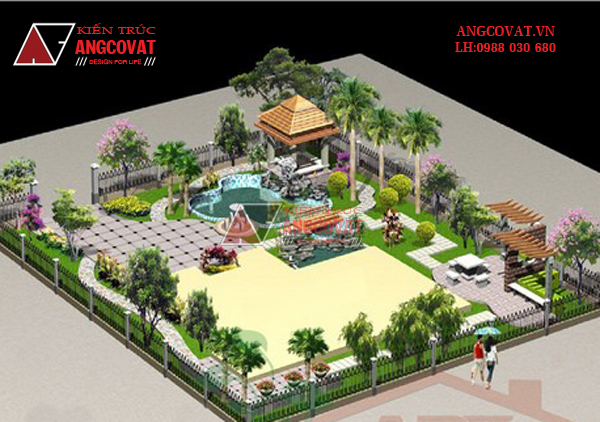 Mẫu thiết kế cảnh quan sân vườn 6 - Thiết kế cảnh quan sân vườn tại Hòa Bình