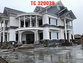Xây nhà biệt thự tân cổ điển 2 tầng 250m2 hoàn thiện ở Long An TC320039