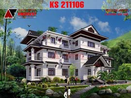 Thiết kế khách sạn 3 tầng mini tiêu chuẩn 2 sao KS211106