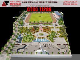 Thiết kế công viên cây xanh - sân vận động