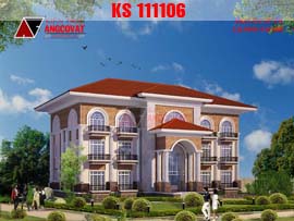 Thiết kế khách sạn mini 3 tầng tiêu chuẩn 2 sao KS111106