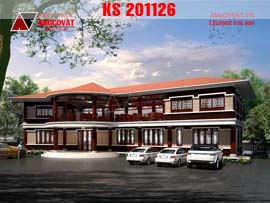 Thiết kế nhà hàng lẩu nướng không khói kiểu nhật bản KS201126