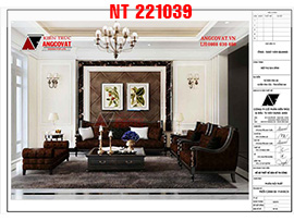 Hồ sơ thiết kế nội thất sang trọng hiện đại đẹp ở Đồng Nai NT221039