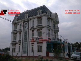 Hình ảnh biệt thự đẹp 3 tầng 100m2 đã xây dựng ở Bắc Ninh do kiến trúc sư Angcovat thiết kế TIN502028