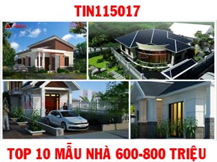 Top 10 mẫu nhà có kinh phí xây dựng 600-700 triệu hot nhất angcovat TIN115017