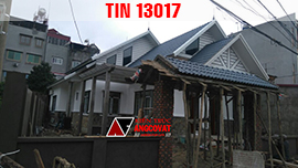 Cận cảnh hình ảnh thực tế nhà 1 tầng có gác lửng 100m2 của gia đình ông Hùng ở Lạng Sơn TIN13017
