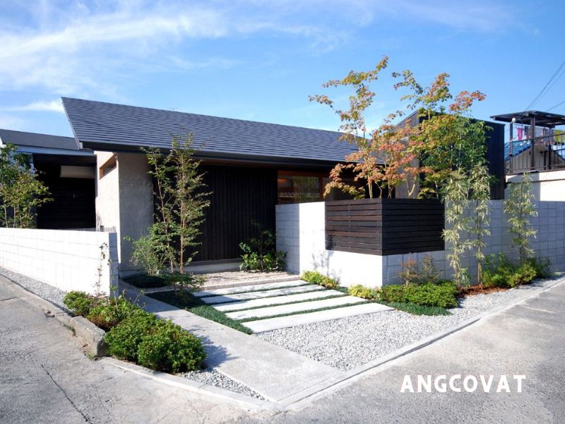 Nhà cấp 4 sân vườn phong cách Nhật Bản là sự kết hợp hài hòa giữa kiến trúc và thiê nhiên.