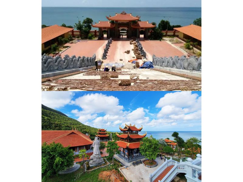 Kiến trúc thiền viện tại Kiên Giang
