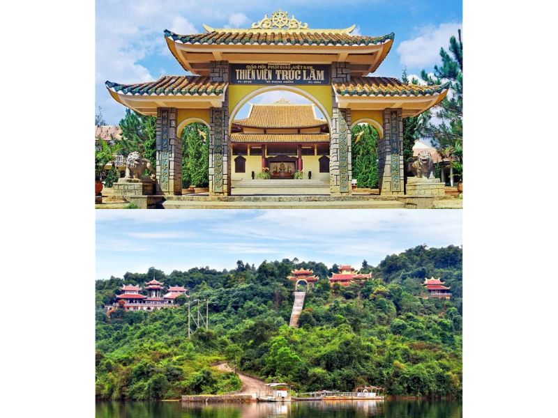 Thiền viện Trúc Lâm mang vẻ đẹp thơ mộng tại Đà Lạt