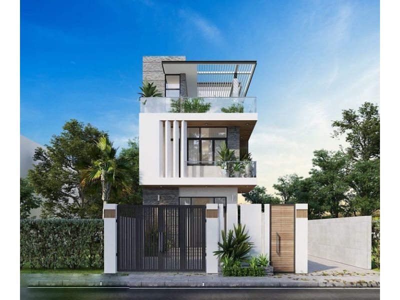 Báo giá thiết kế mẫu nhà 6.5x18m đẹp