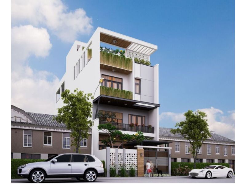 Nhà 4 tầng không gian sống đẳng cấp và sang trọng