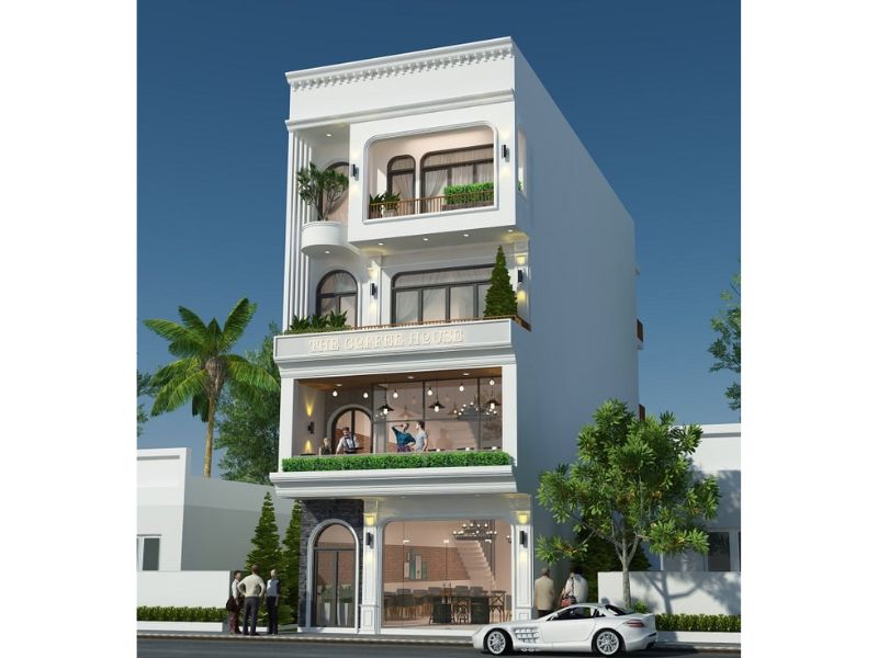 Nhà 4 tầng ở kết hợp cùng kinh doanh