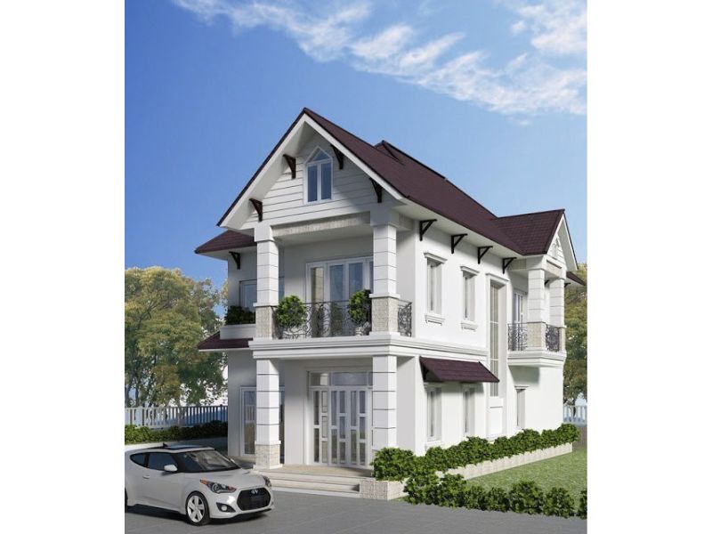 Kiến trúc nhà 6.5x18m mái thái