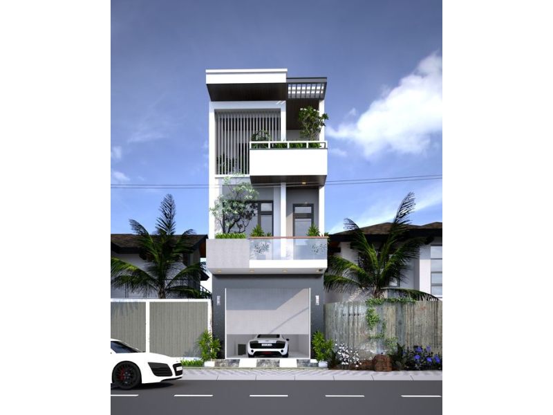 Mẫu thiết kế nhà 3 tầng hiện đại