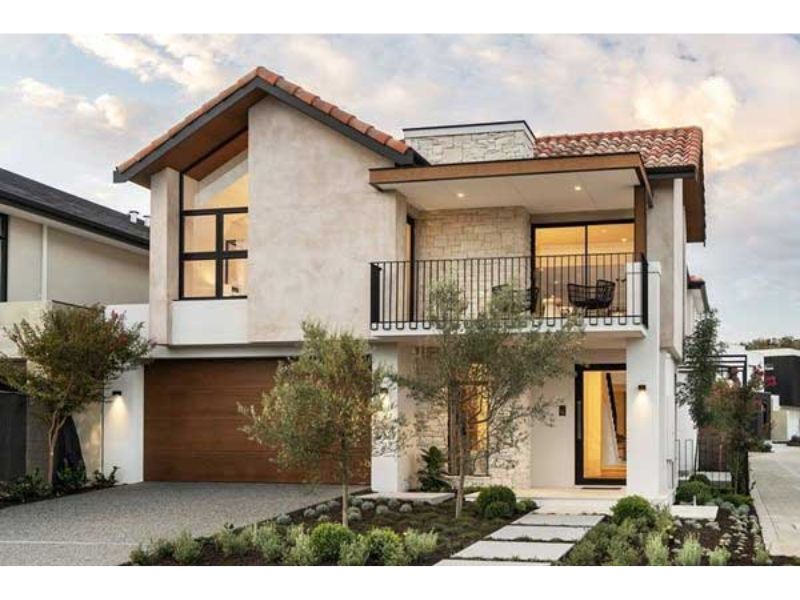 Xây nhà 2 tầng mái ngói kiến trúc tối giản, tinh tế