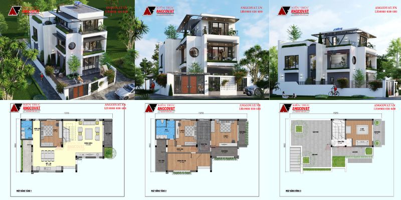 Bảng so sánh 3 loại gói xây dựng 