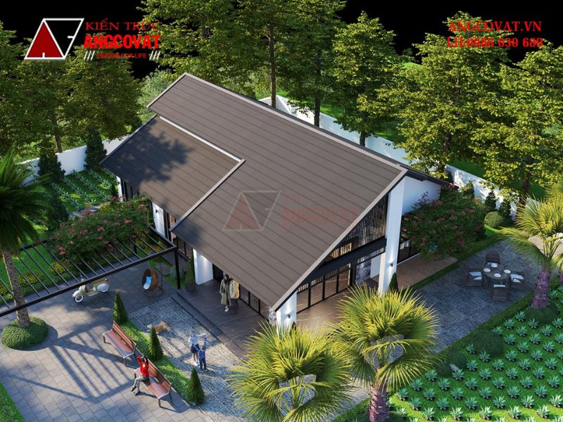 Biệt thự vườn 350m2 sang trọng hiện đại