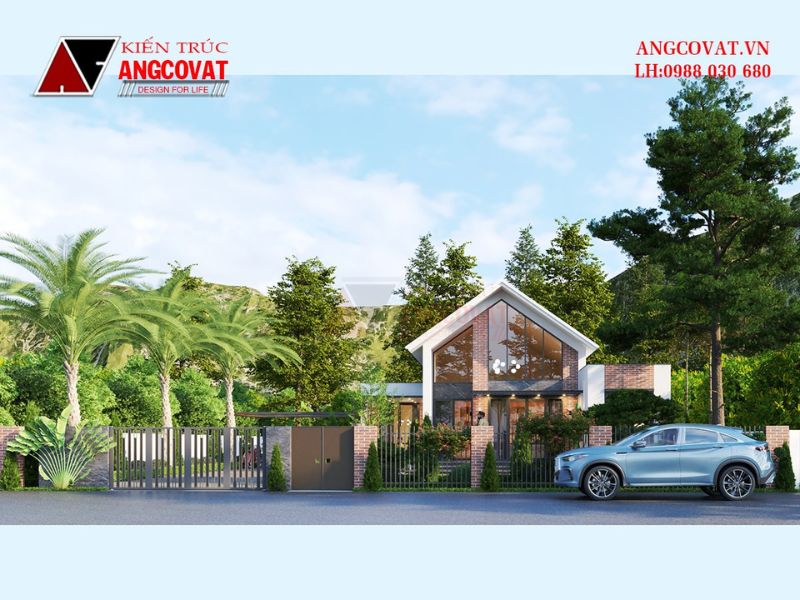 Công trình nhà vườn 350m2 1 tầng