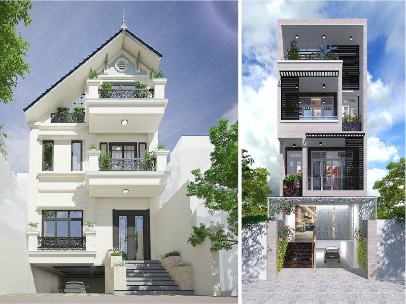 Ưu điểm đáng chú ý của mẫu nhà phố 5m có tầng hầm