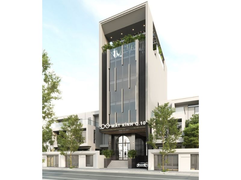 Nhà phố có tầng hầm sang trọng kết hợp ở và kinh doanh