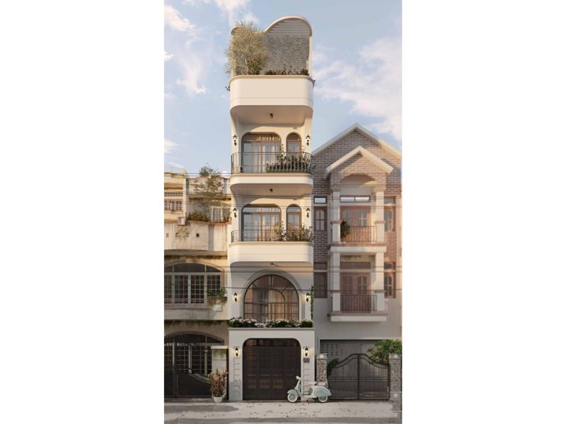 Nhà phố 5 tầng sang trọng ở Hưng Yên