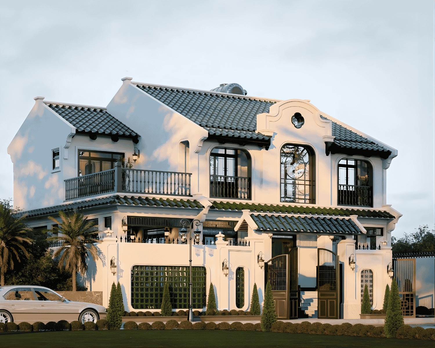 Nhà vườn 2 tầng ở Đà Lạt đẹp mắt