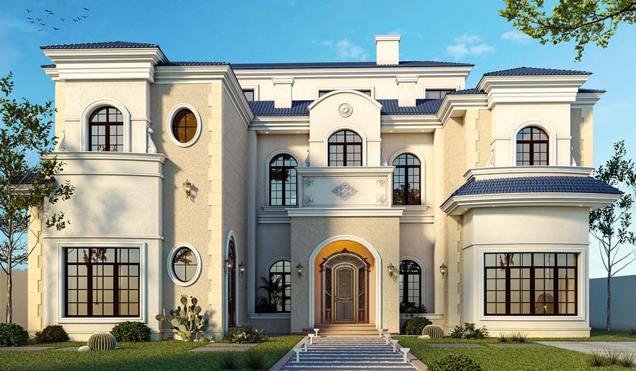 Kiến trúc nhà vườn 2 tầng mái Nhật hiện đại sang trọng