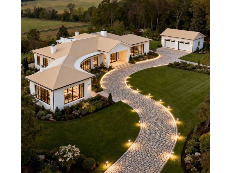 Nhà vườn 1 tầng sang trọng hiện đại ở Mai Châu