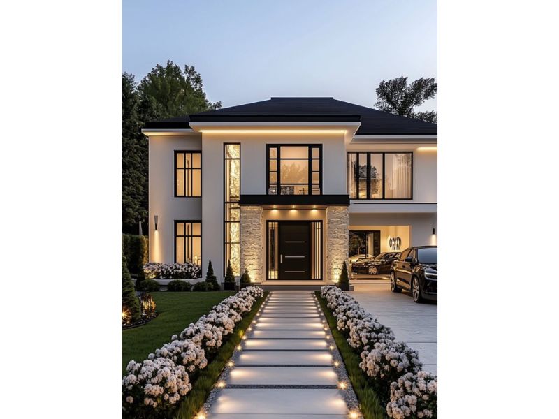 Nhà vườn 2 tầng mái Nhật 300m2 có lối đi vào đẹp