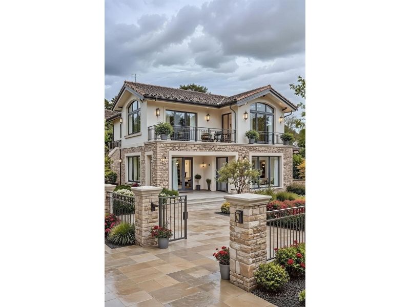 Biệt thự 2 tầng mái Thái sang trọng 200m2