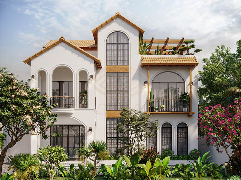 Nhà vườn Indochine đẹp và đẳng cấp