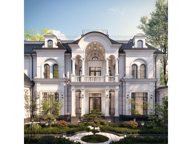 Kiến trúc biệt thự 2 tầng đẹp mê lòng người