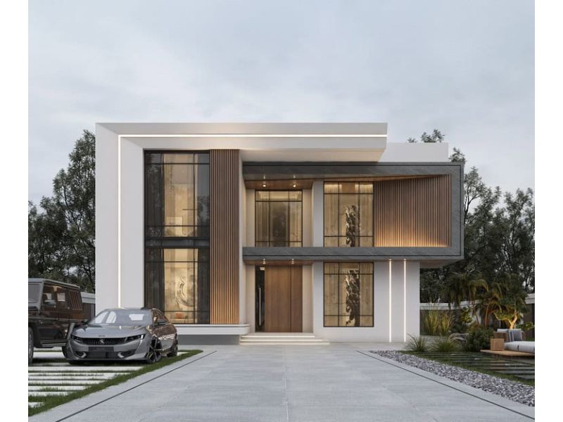 Biệt thự 2 tầng 220m2 đẳng cấp và thời thượng