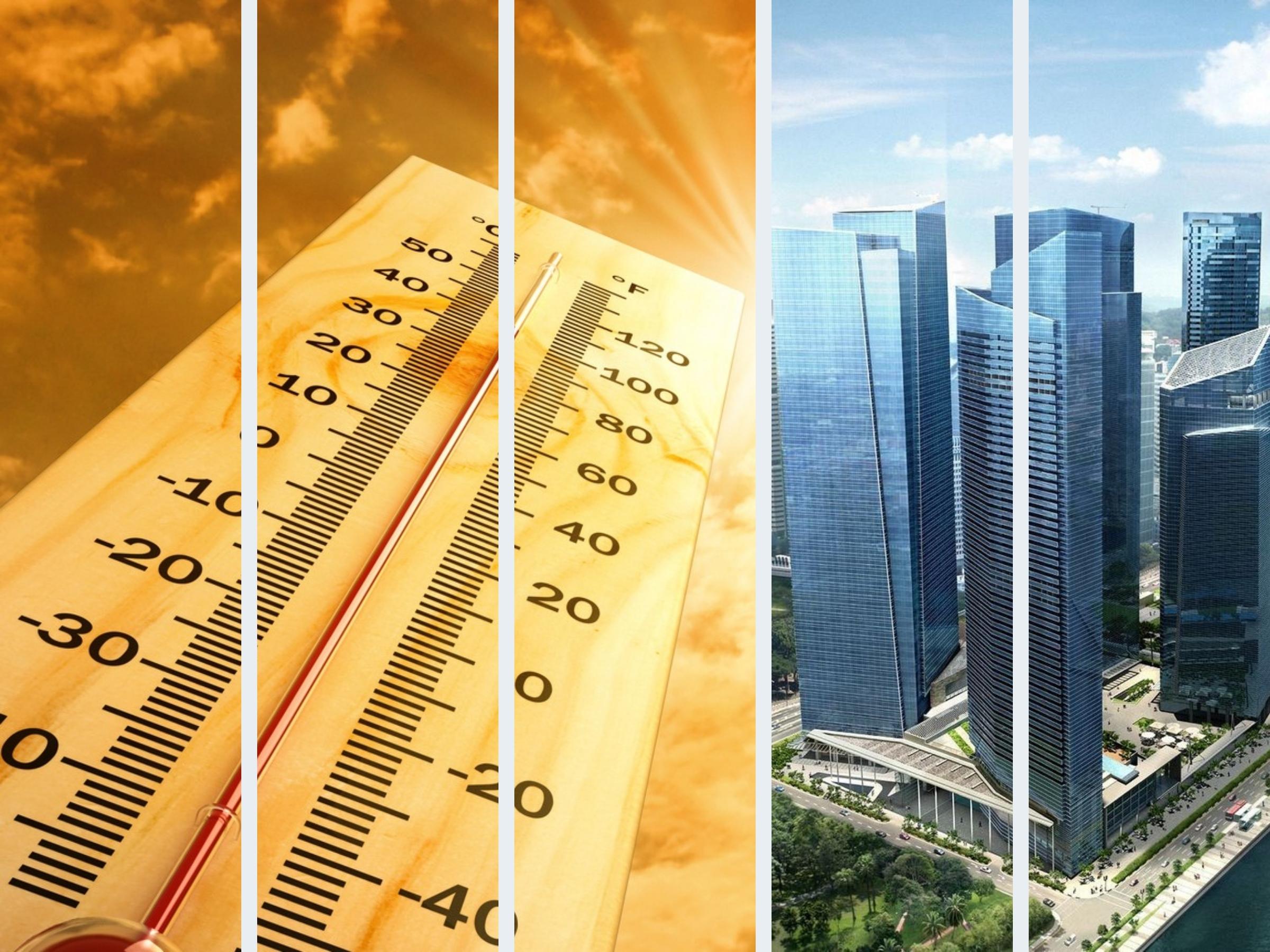 Những mẫu nhà cao tầng tạo cảm giác nắng nóng trong mùa hè