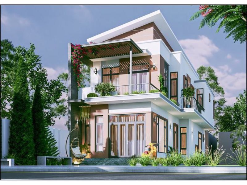 Báo giá thiết kế và thi công nhà 7m dài 20m 2 tầng