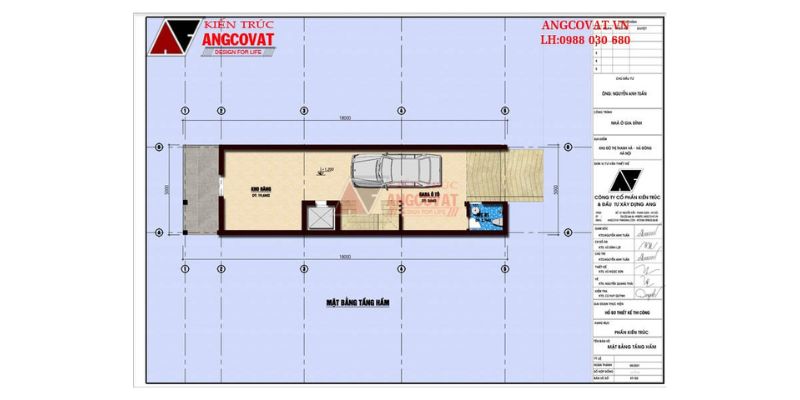 Công năng khu vực tầng hầm nhà ở kết hợp kinh doanh có hầm