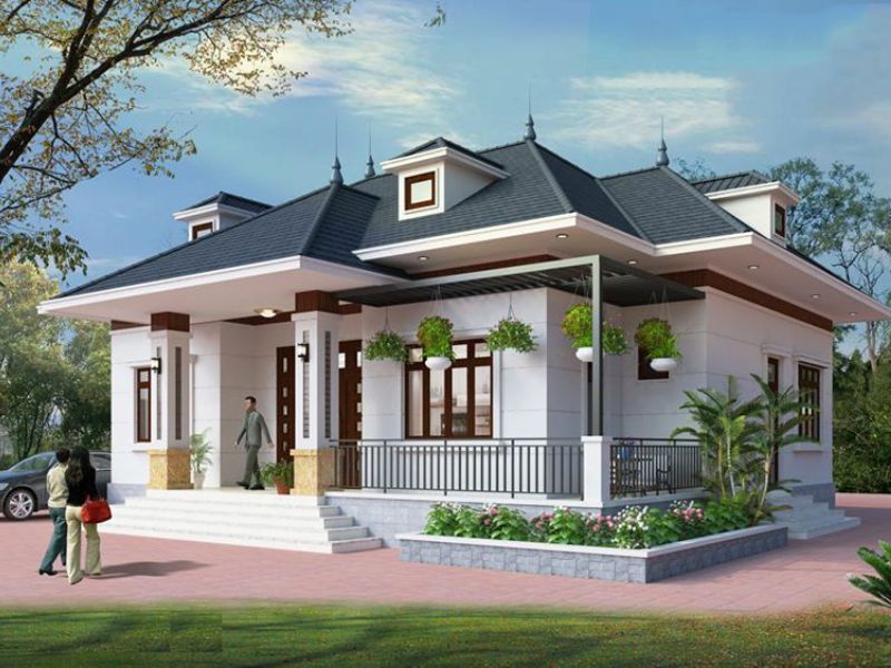 Nhà 1 tầng vuông vắn mặt tiền 9m