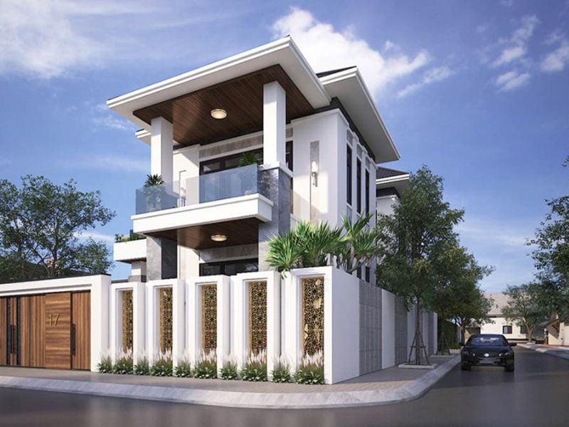 Nhà 2 tầng chắc chắn và bền vững theo thời gian