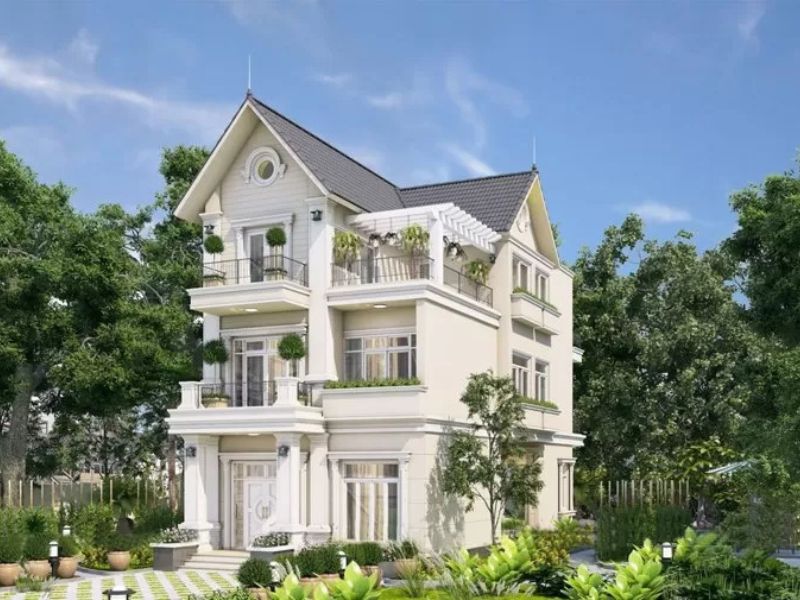 Mẫu nhà phố hiện đại 3 tầng mặt tiền 9m dài 20m