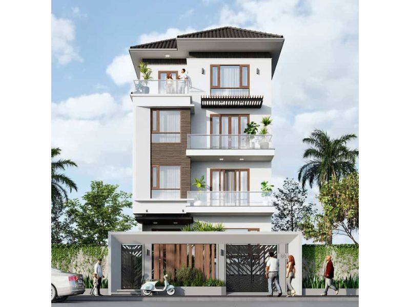 Nhà 3 tầng hiện đại diện tích 9x20m